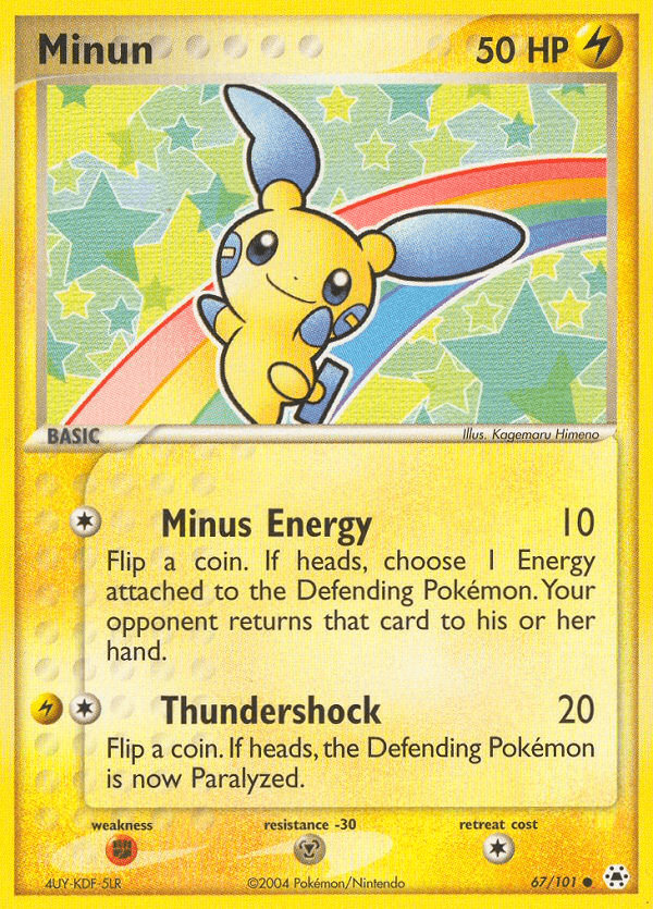 Minun, kortbilde fra pokemontcg.io