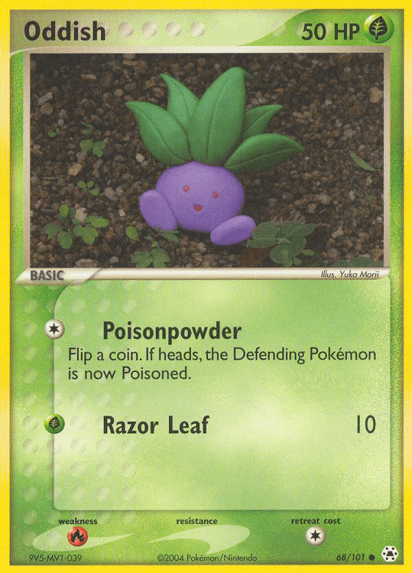 Oddish, kortbilde fra pokemontcg.io