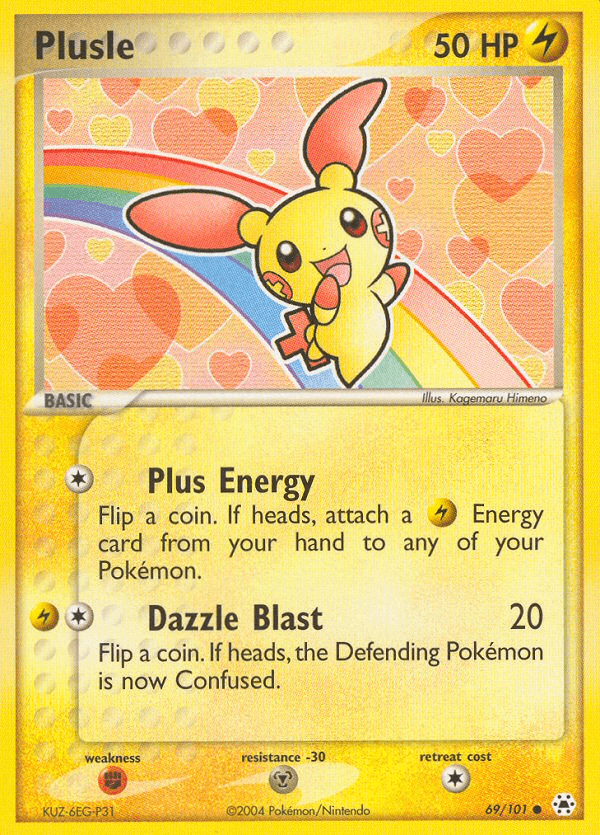 Plusle, kortbilde fra pokemontcg.io