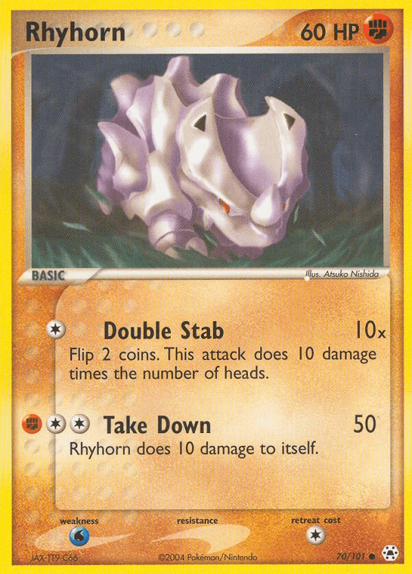 Rhyhorn, kortbilde fra pokemontcg.io