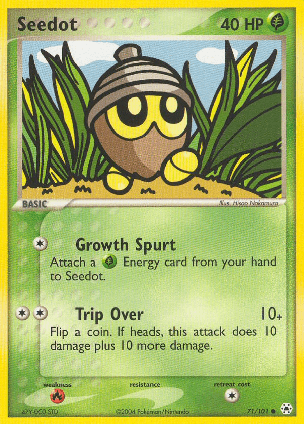 Seedot, kortbilde fra pokemontcg.io