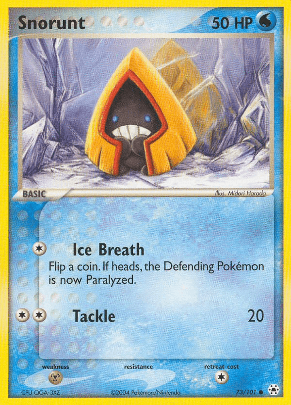 Snorunt, kortbilde fra pokemontcg.io