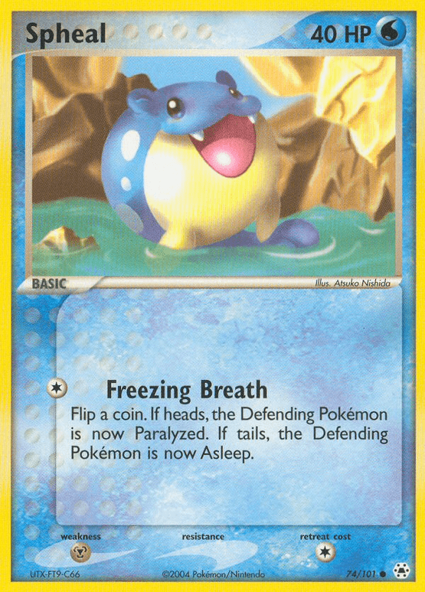 Spheal, kortbilde fra pokemontcg.io