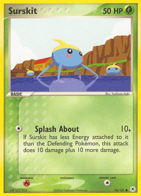 Surskit, kortbilde fra pokemontcg.io