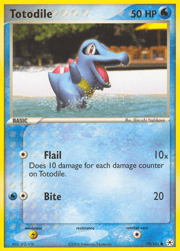 Totodile, kortbilde fra pokemontcg.io