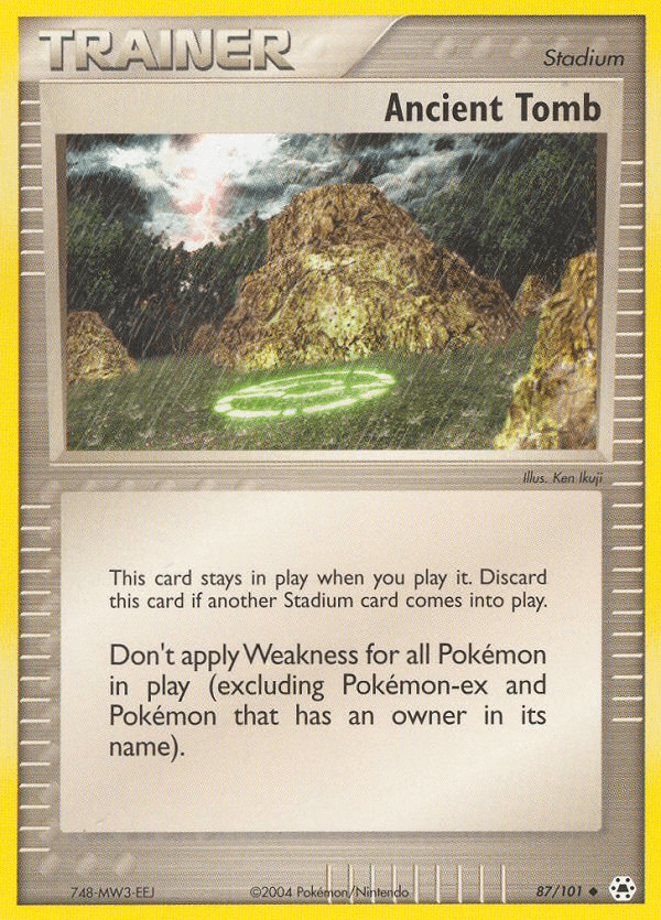 Ancient Tomb, kortbilde fra pokemontcg.io