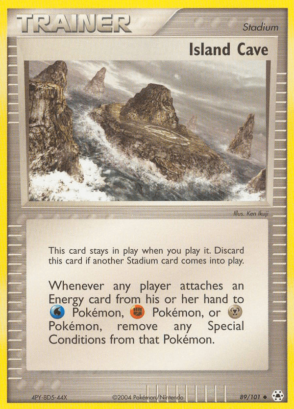 Island Cave, kortbilde fra pokemontcg.io