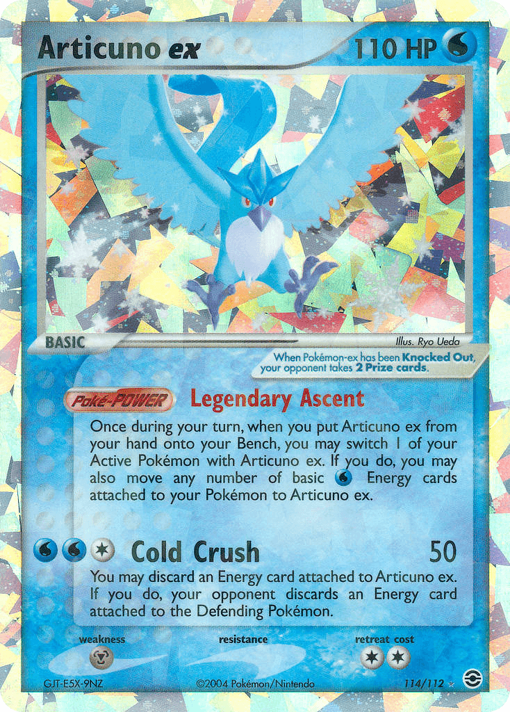 Articuno ex, kortbilde fra pokemontcg.io