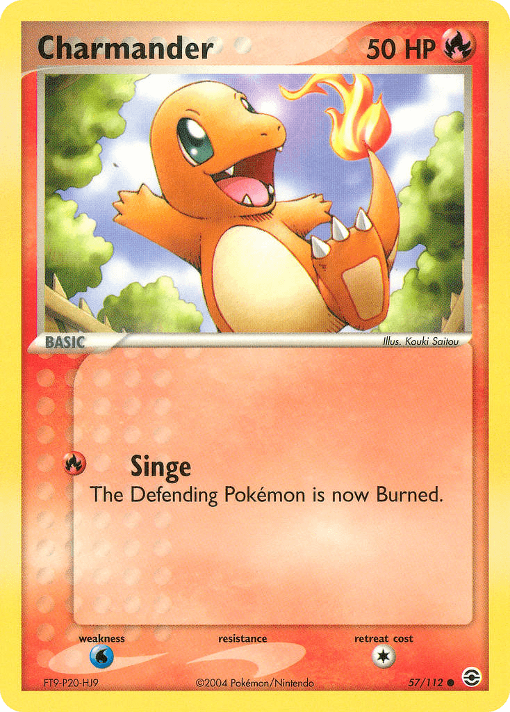 Charmander, kortbilde fra pokemontcg.io