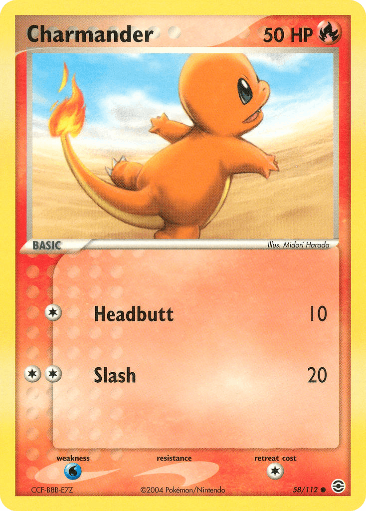 Charmander, kortbilde fra pokemontcg.io