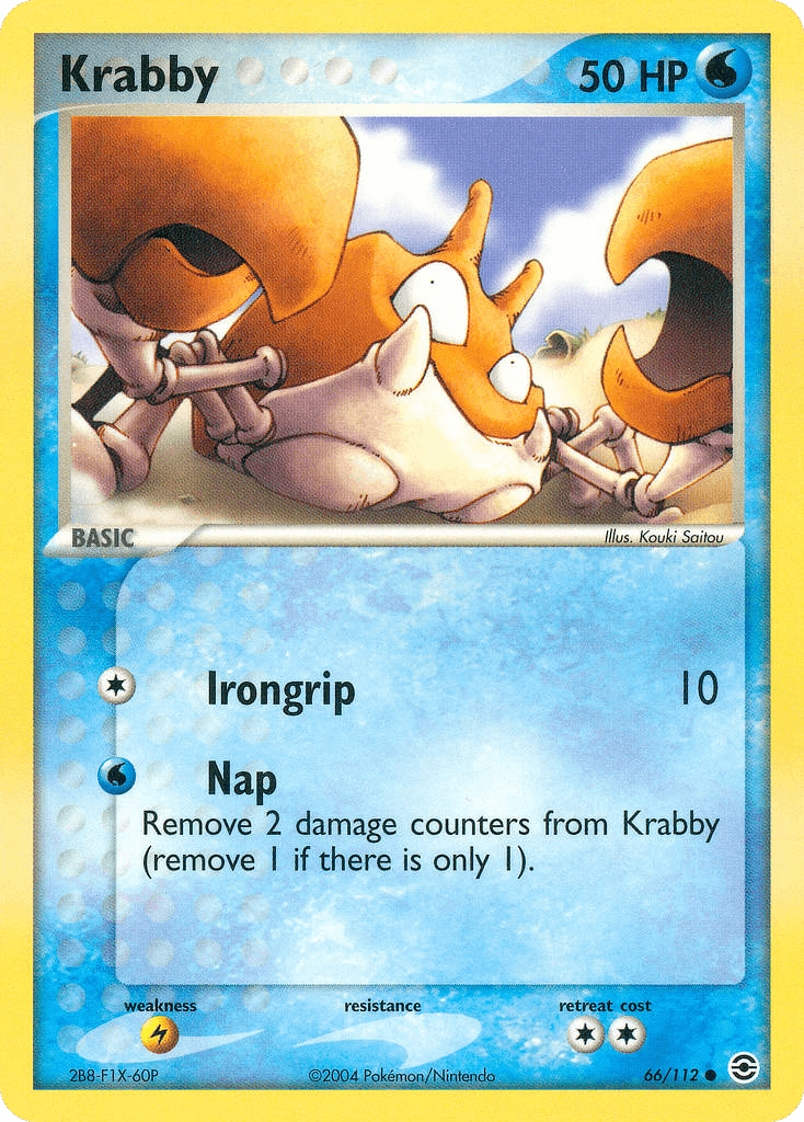 Krabby, kortbilde fra pokemontcg.io