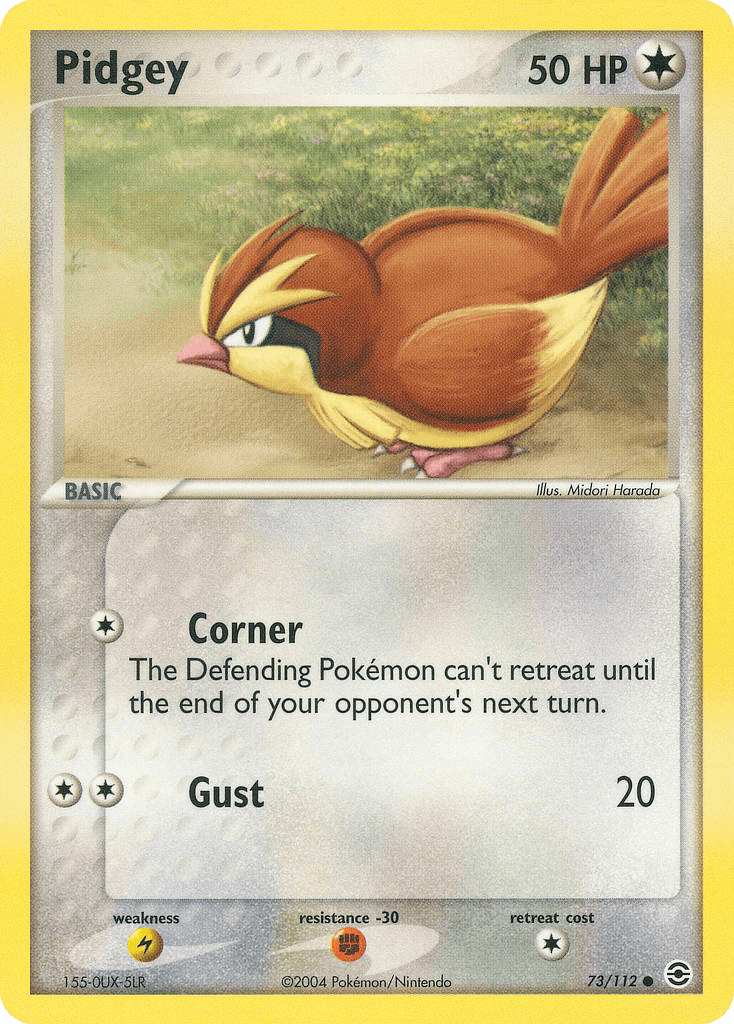 Pidgey, kortbilde fra pokemontcg.io