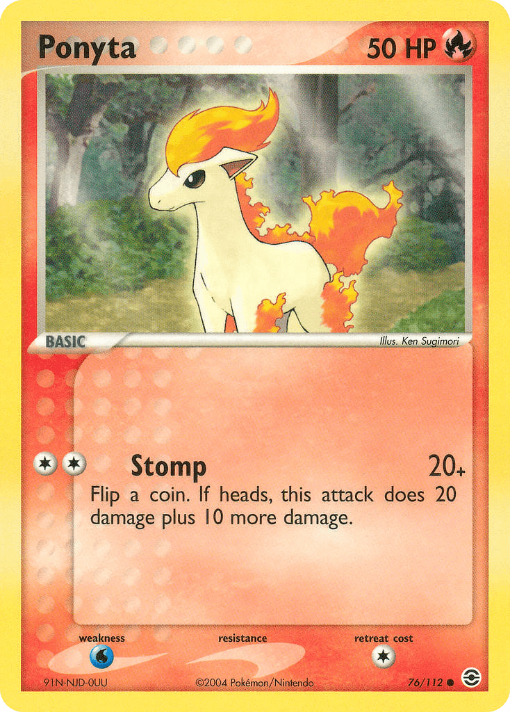 Ponyta, kortbilde fra pokemontcg.io