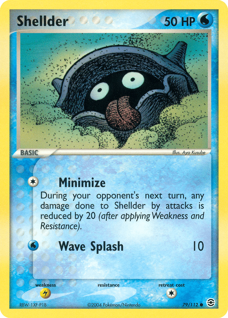 Shellder, kortbilde fra pokemontcg.io