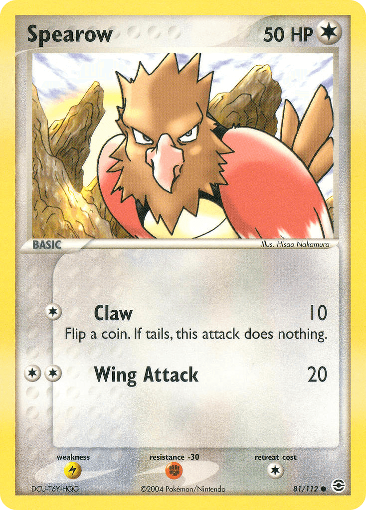Spearow, kortbilde fra pokemontcg.io