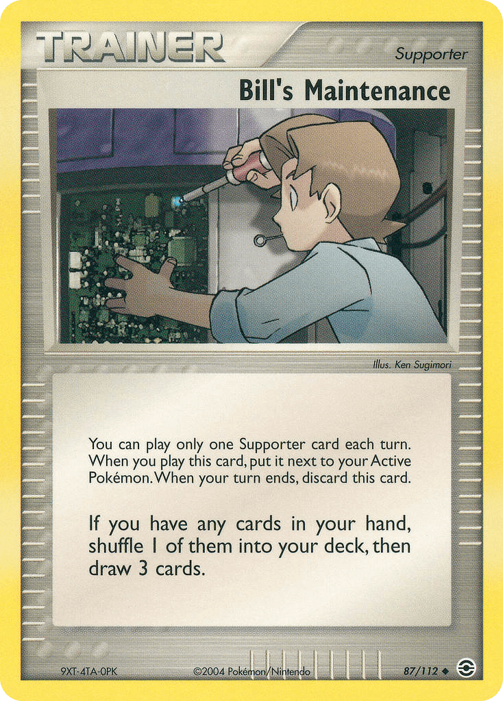 Bill's Maintenance, kortbilde fra pokemontcg.io