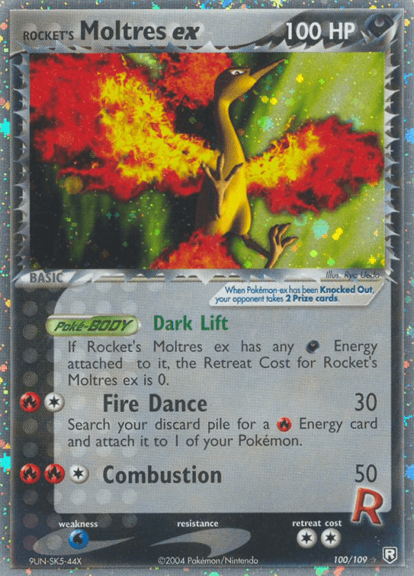 Rocket's Moltres ex, kortbilde fra pokemontcg.io
