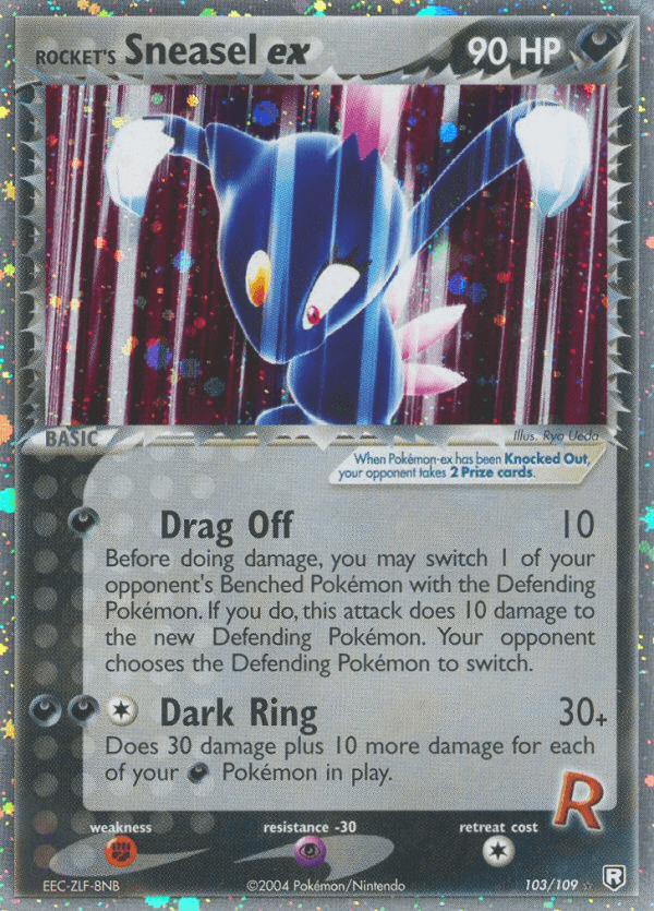 Rocket's Sneasel ex, kortbilde fra pokemontcg.io