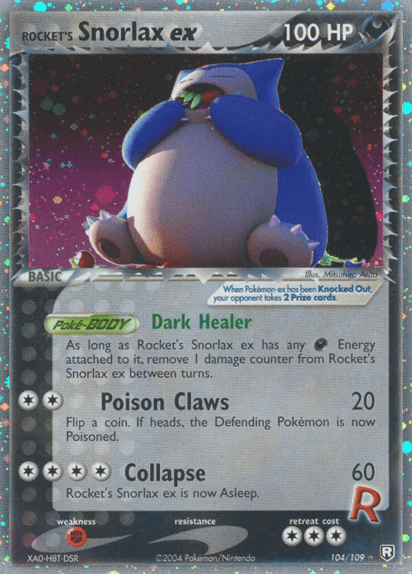 Rocket's Snorlax ex, kortbilde fra pokemontcg.io