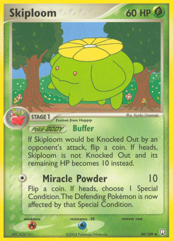 Skiploom, kortbilde fra pokemontcg.io