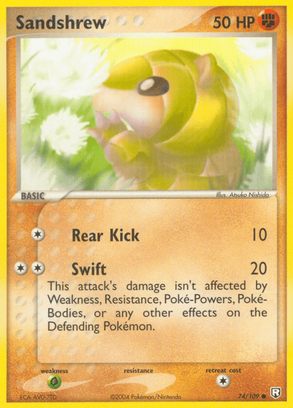 Sandshrew, kortbilde fra pokemontcg.io