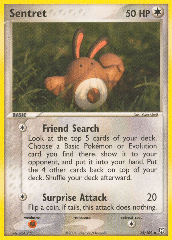 Sentret, kortbilde fra pokemontcg.io