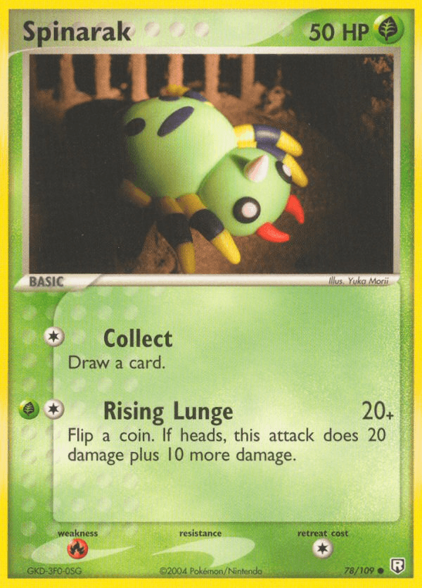 Spinarak, kortbilde fra pokemontcg.io