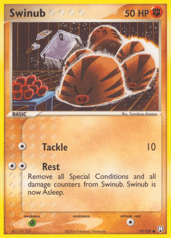 Swinub, kortbilde fra pokemontcg.io