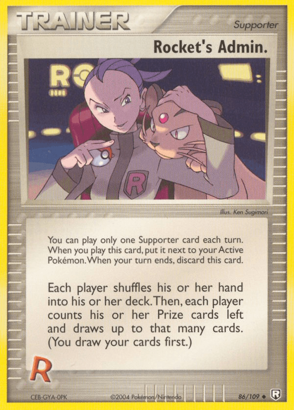 Rocket's Admin., kortbilde fra pokemontcg.io