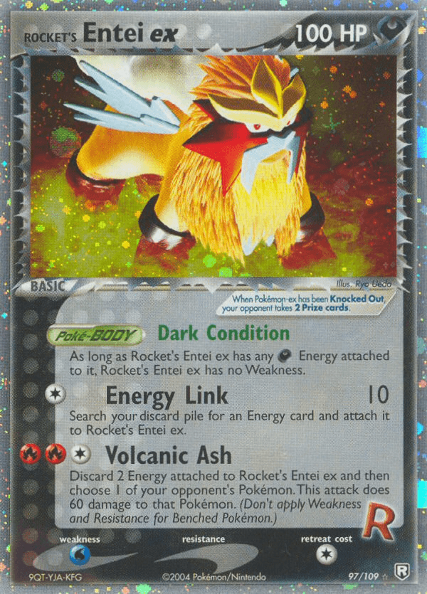 Rocket's Entei ex, kortbilde fra pokemontcg.io