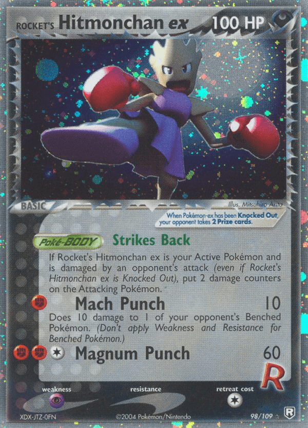 Rocket's Hitmonchan ex, kortbilde fra pokemontcg.io