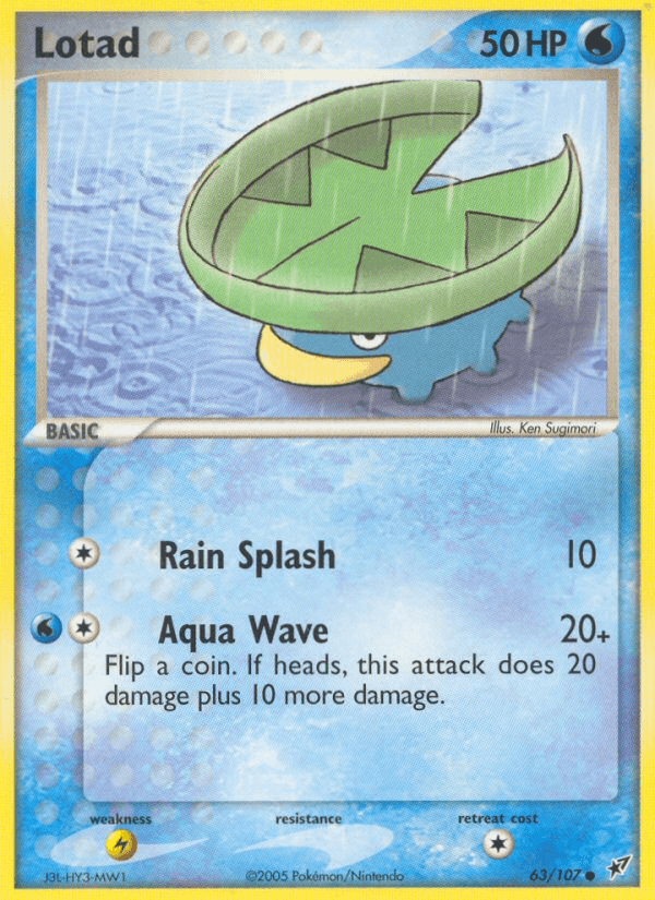 Lotad, kortbilde fra pokemontcg.io