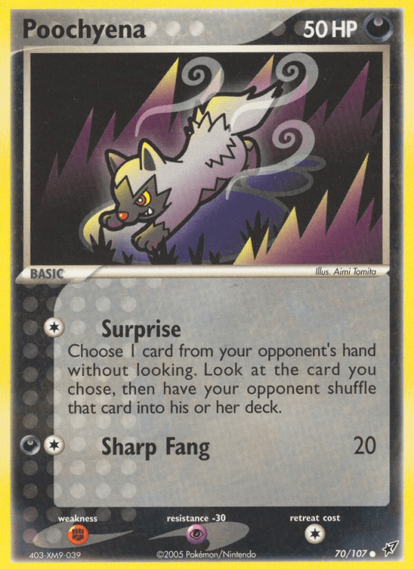 Poochyena, kortbilde fra pokemontcg.io