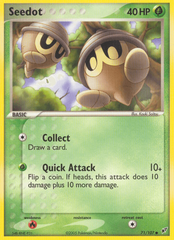 Seedot, kortbilde fra pokemontcg.io