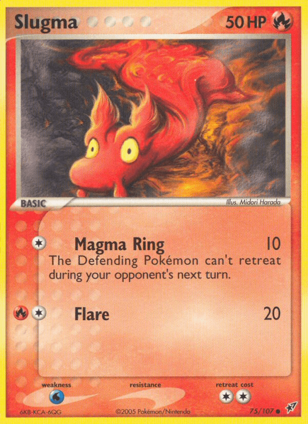 Slugma, kortbilde fra pokemontcg.io
