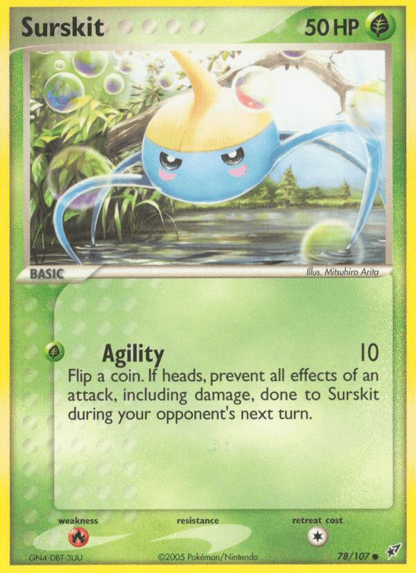 Surskit, kortbilde fra pokemontcg.io