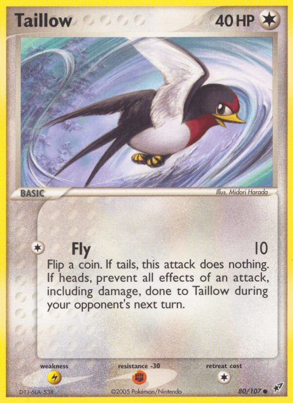 Taillow, kortbilde fra pokemontcg.io