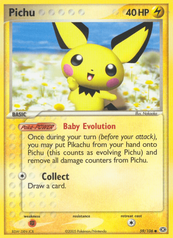 Pichu, kortbilde fra pokemontcg.io