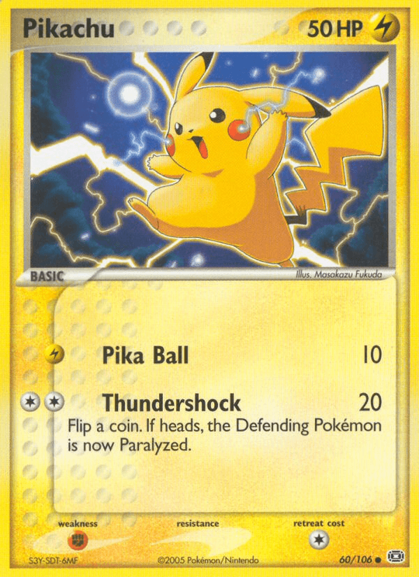 Pikachu, kortbilde fra pokemontcg.io