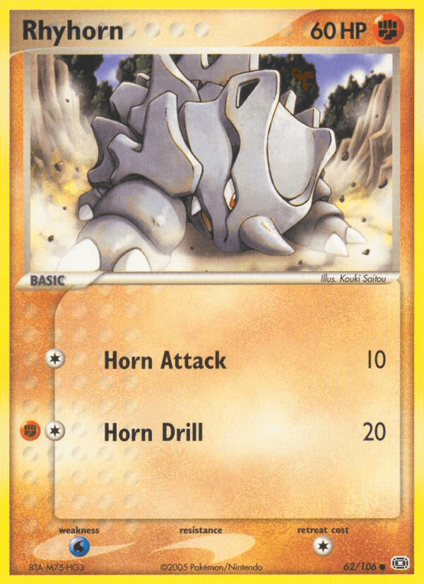Rhyhorn, kortbilde fra pokemontcg.io