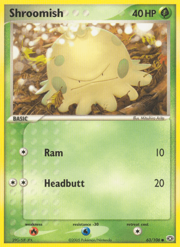 Shroomish, kortbilde fra pokemontcg.io