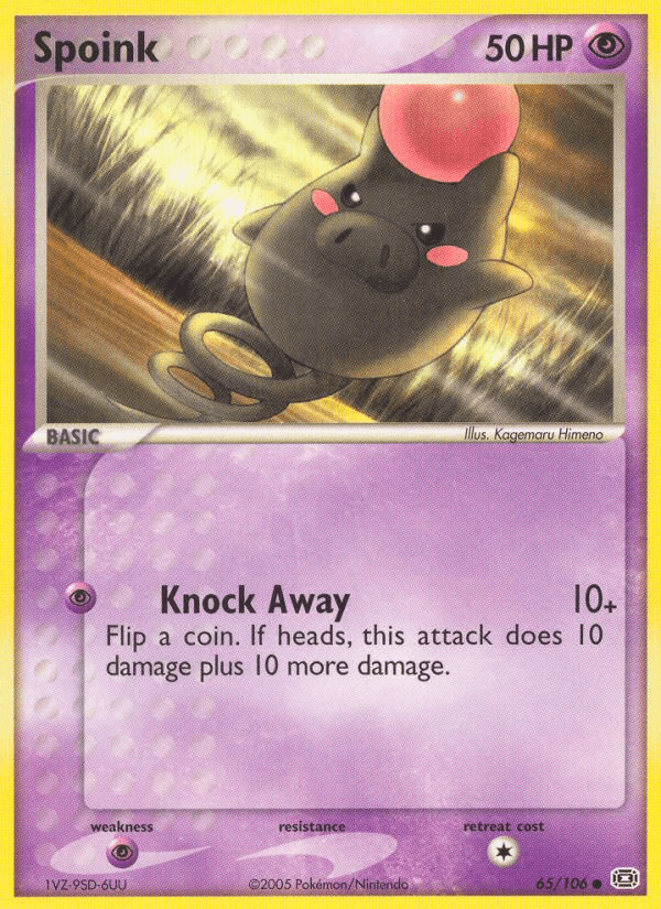 Spoink, kortbilde fra pokemontcg.io