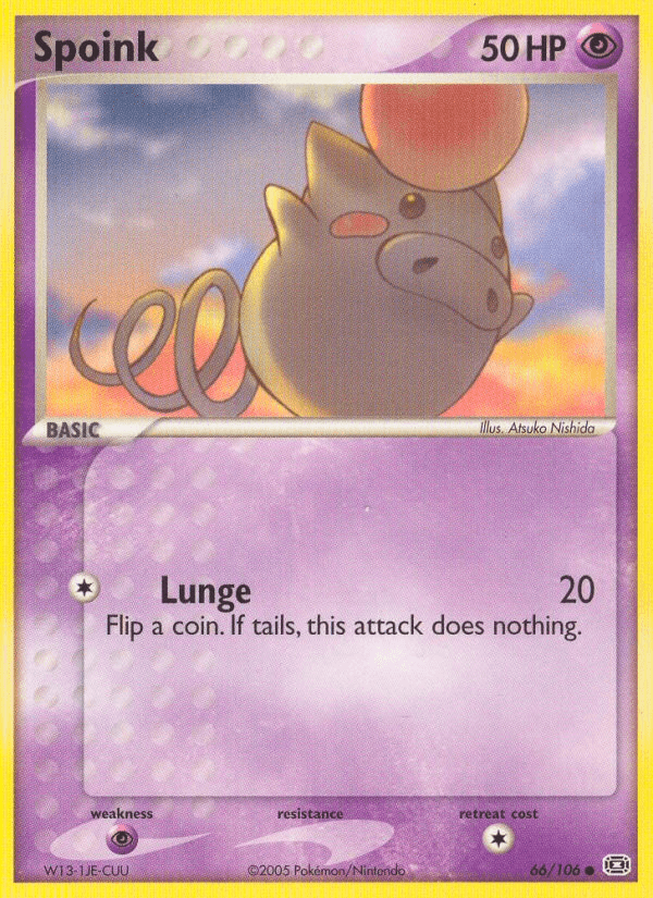 Spoink, kortbilde fra pokemontcg.io
