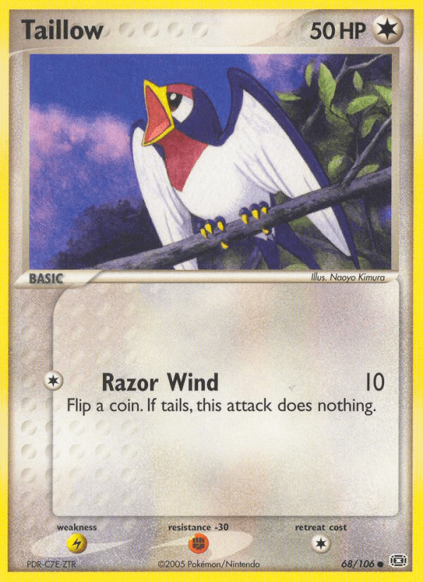 Taillow, kortbilde fra pokemontcg.io