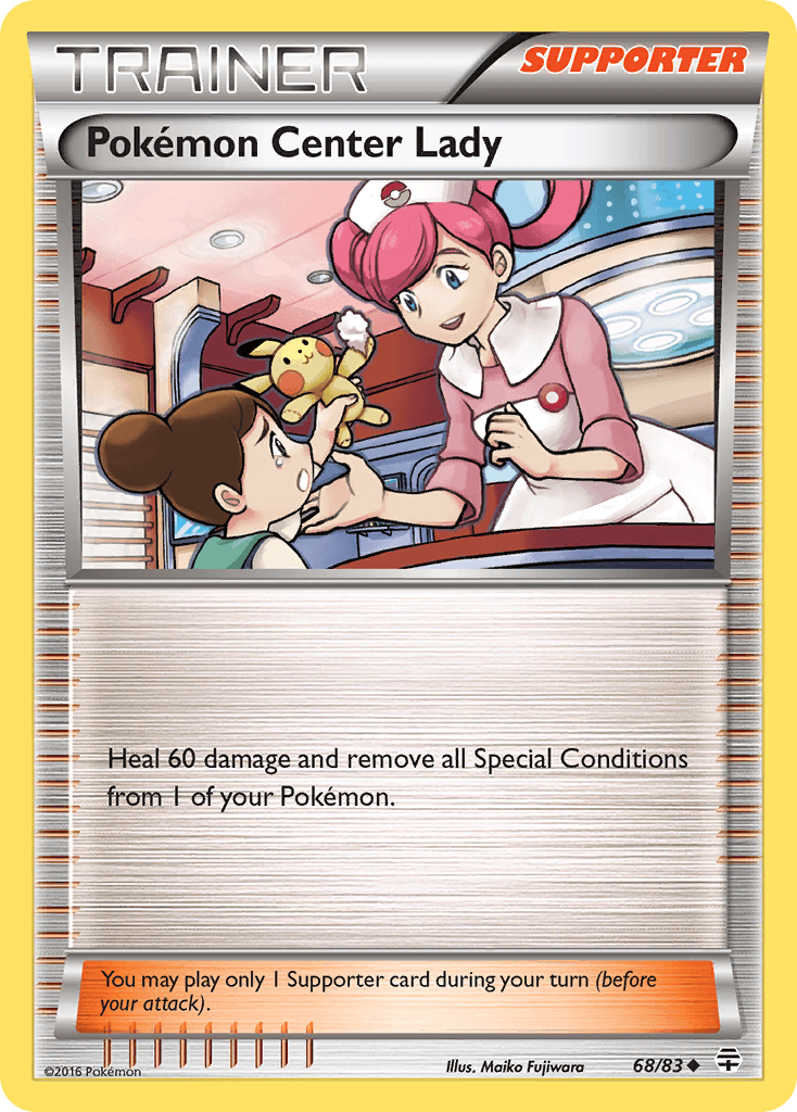 Pokémon Center Lady, kortbilde fra pokemontcg.io
