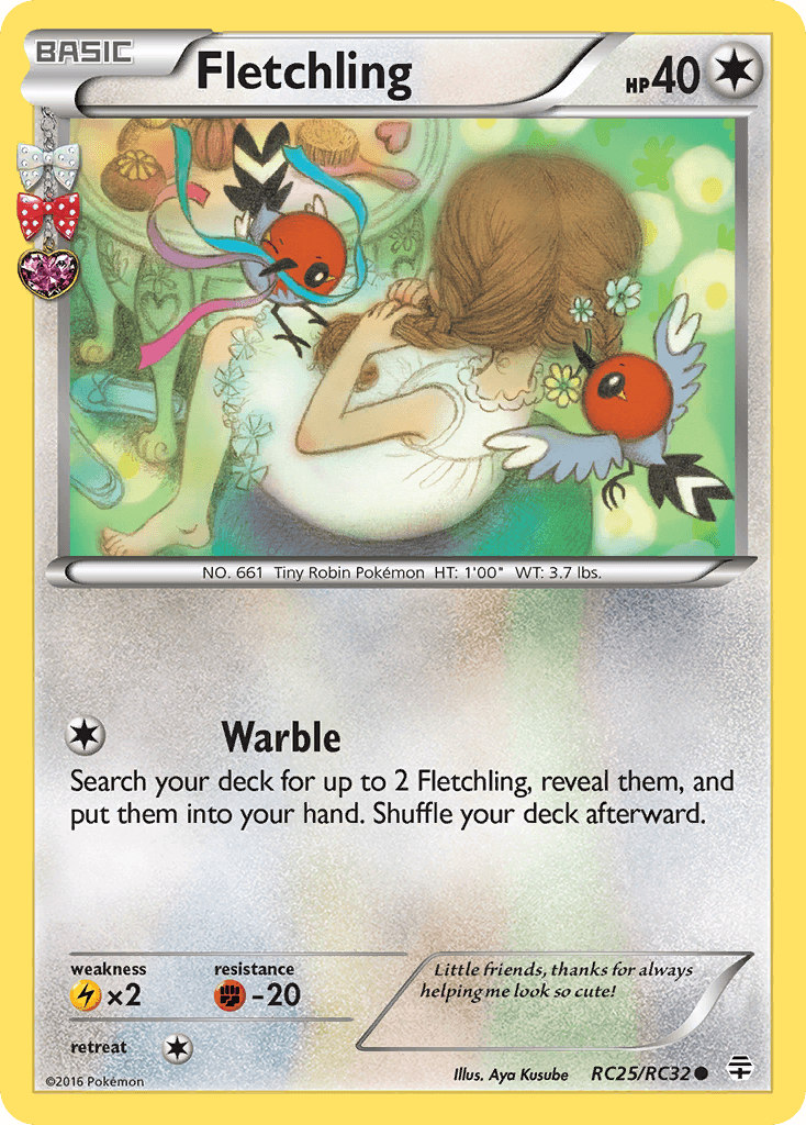 Fletchling, kortbilde fra pokemontcg.io