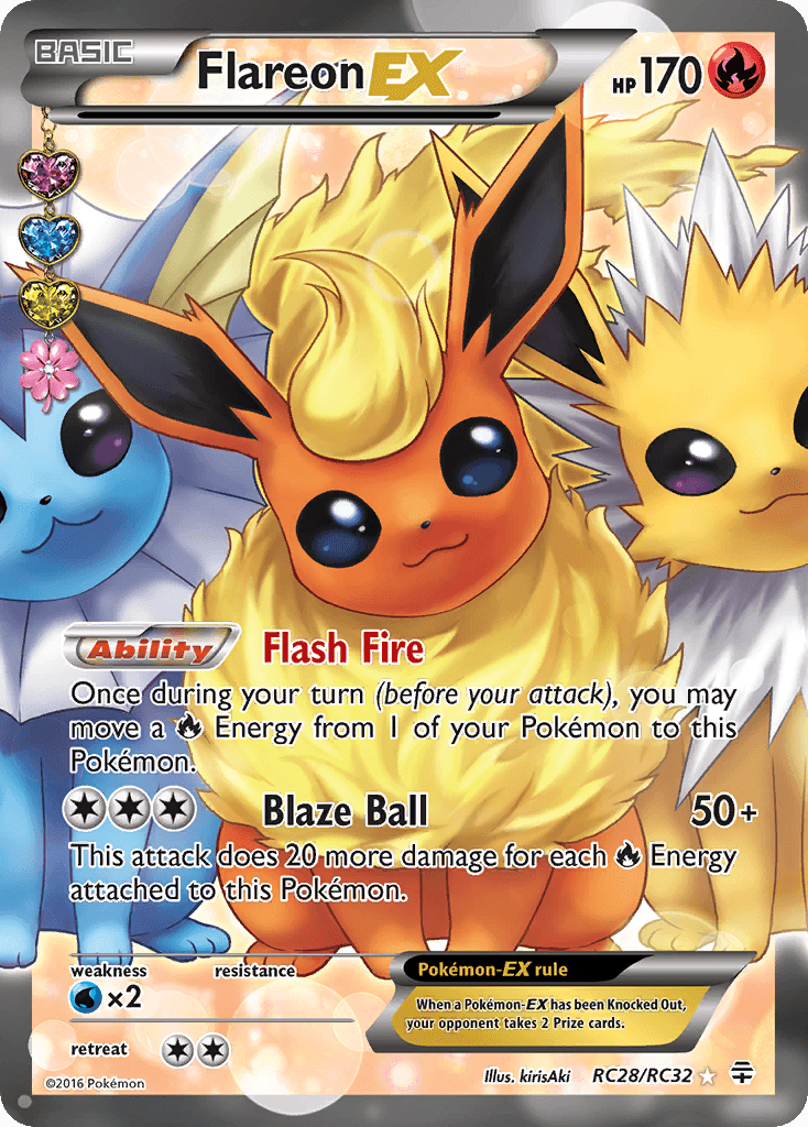 Flareon-EX, kortbilde fra pokemontcg.io