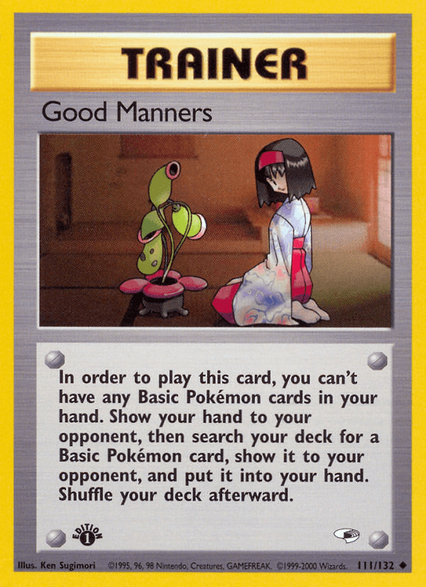 Good Manners, kortbilde fra pokemontcg.io