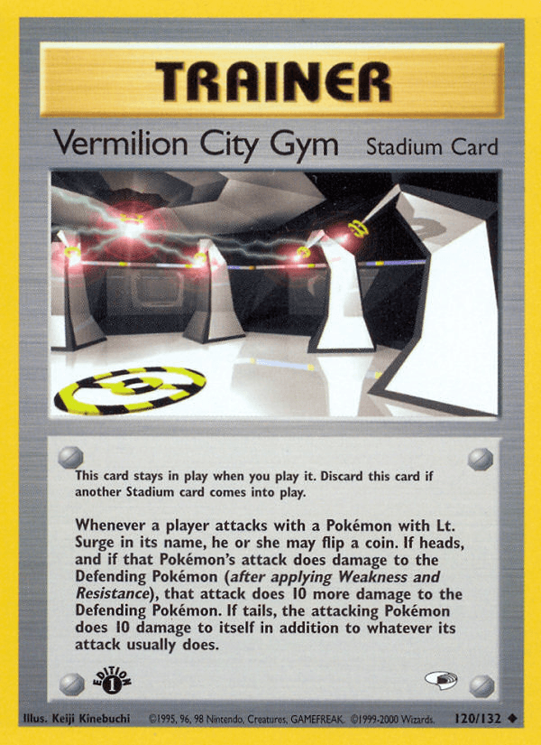 Vermilion City Gym, kortbilde fra pokemontcg.io
