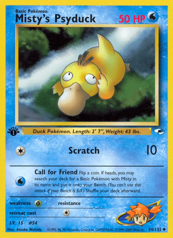 Misty's Psyduck, kortbilde fra pokemontcg.io
